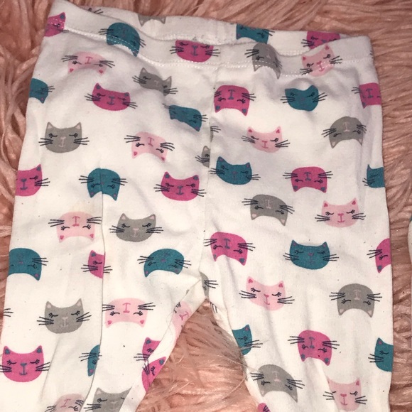 Kitty pattern pjs - 3t - Picture 3 of 5